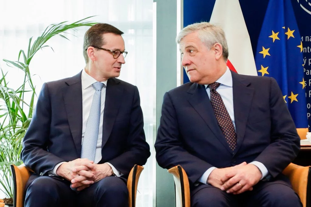 Mateusz Morawiecki i Antonio Tajani