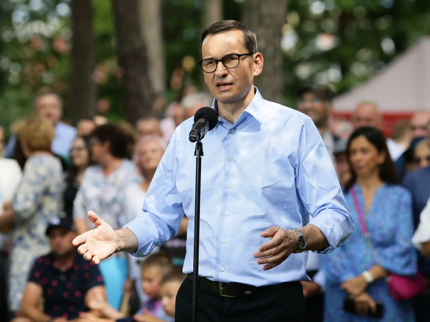 Mateusz Morawiecki w Tychach