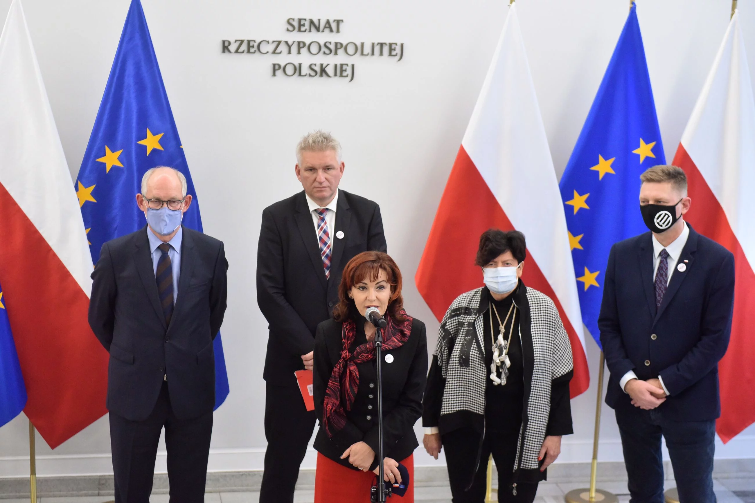 Konferencja polityków, którzy opuścili Lewicę