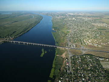 Most Antonowski przed wysadzeniem przez Rosjan