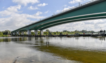 Most pontonowy na Wiśle