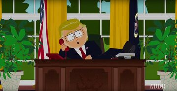 Mr Garrison jako prezydent USA