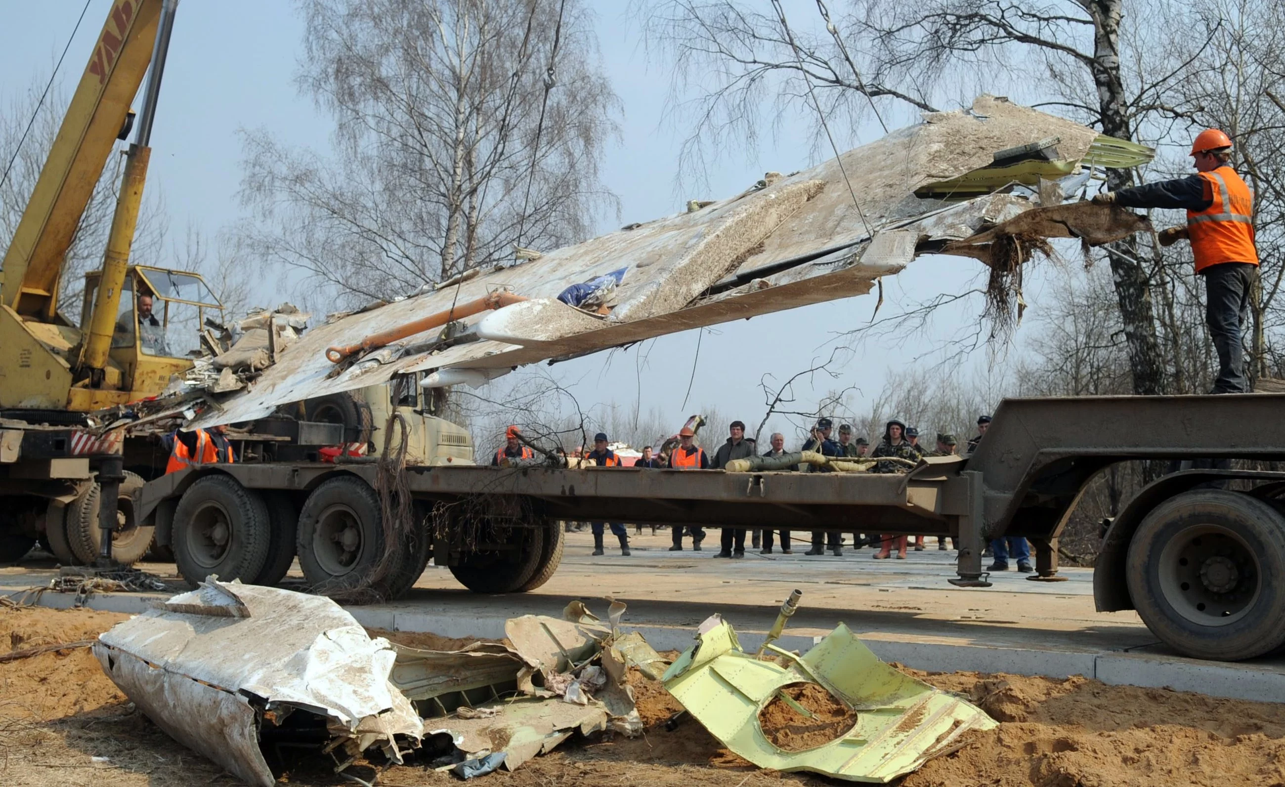 Wrak tupolewa, Smoleńsk