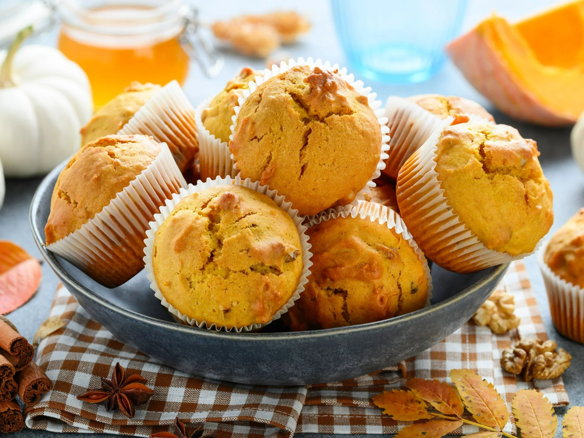 Muffiny z dynią