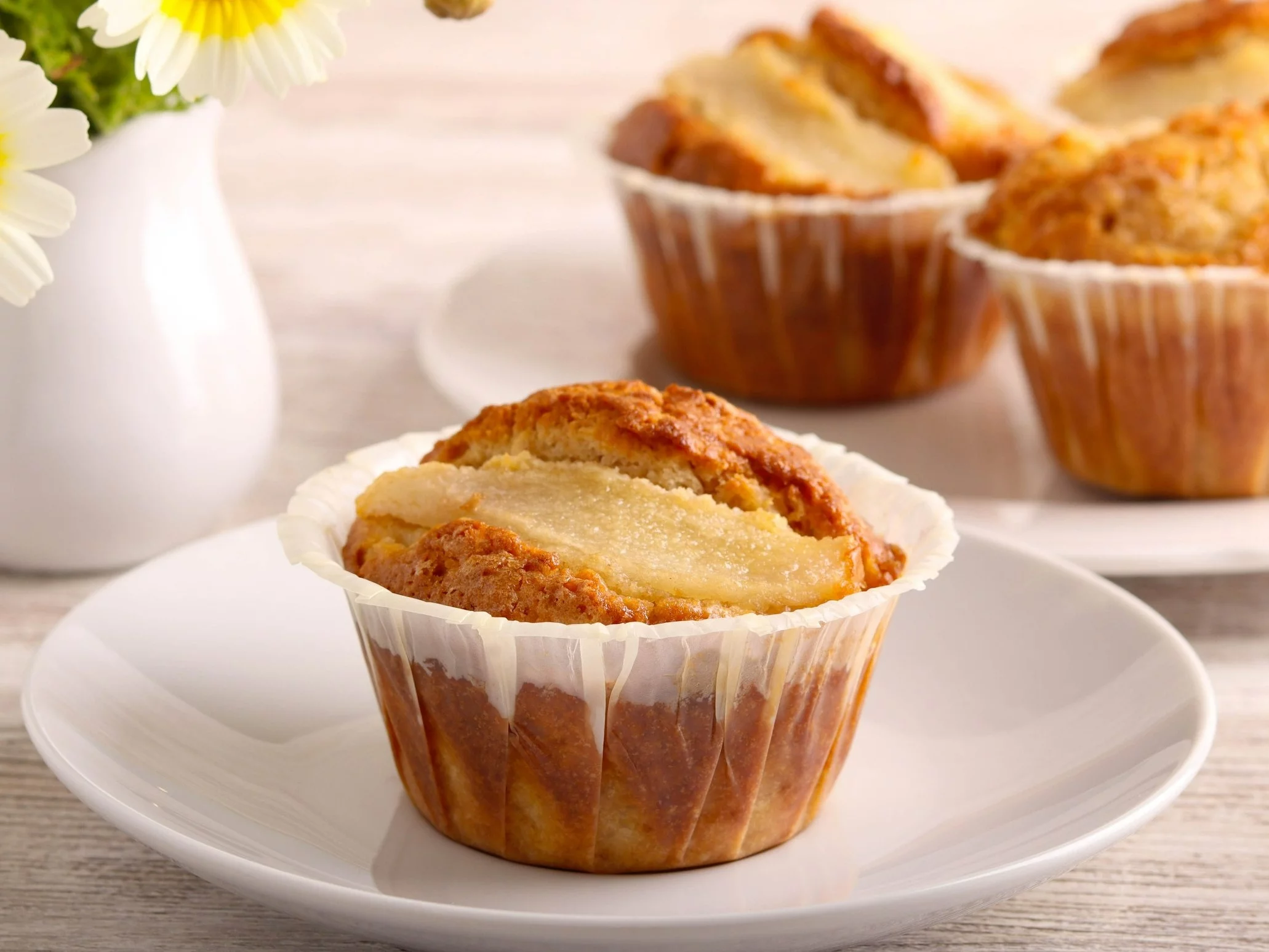 Muffiny z gruszką