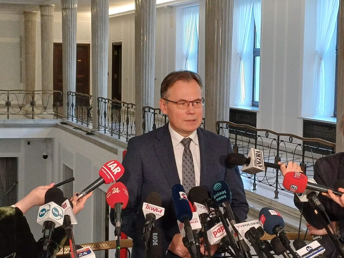 Poseł Prawa i Sprawiedliwości Arkadiusz Mularczyk