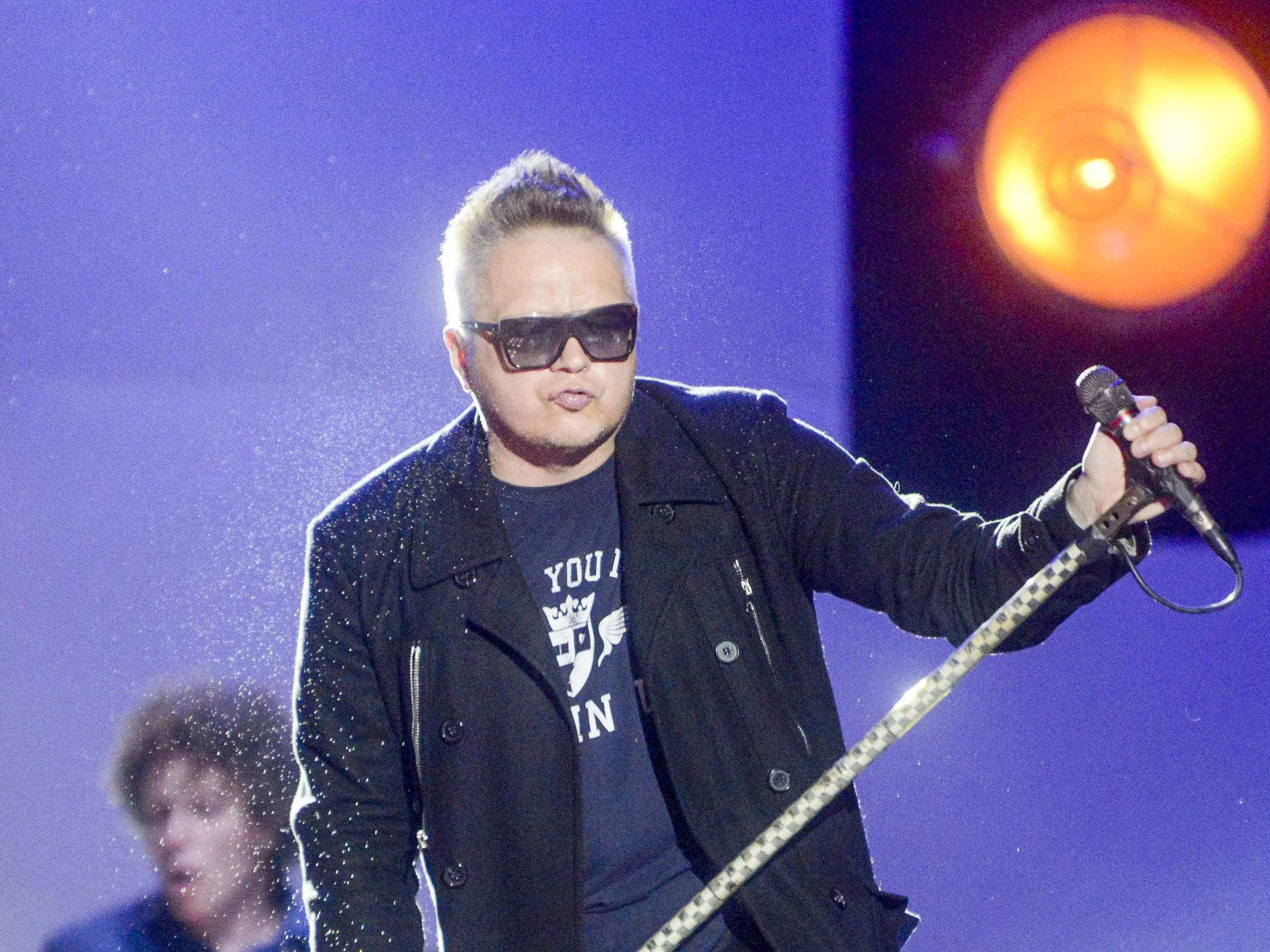 Muniek Staszczyk na koncercie w Łodzi, 2019