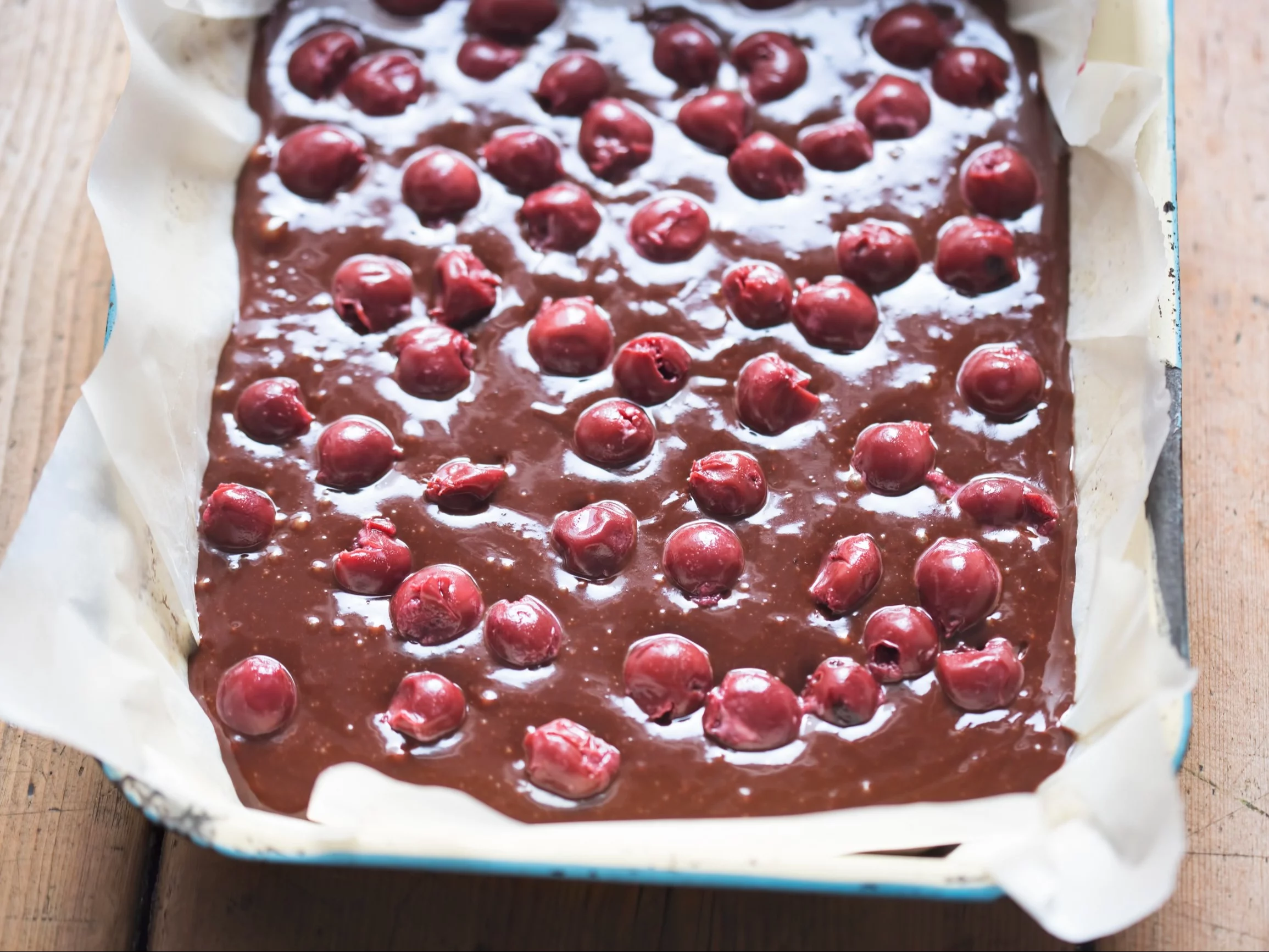 Brownie z wiśniami