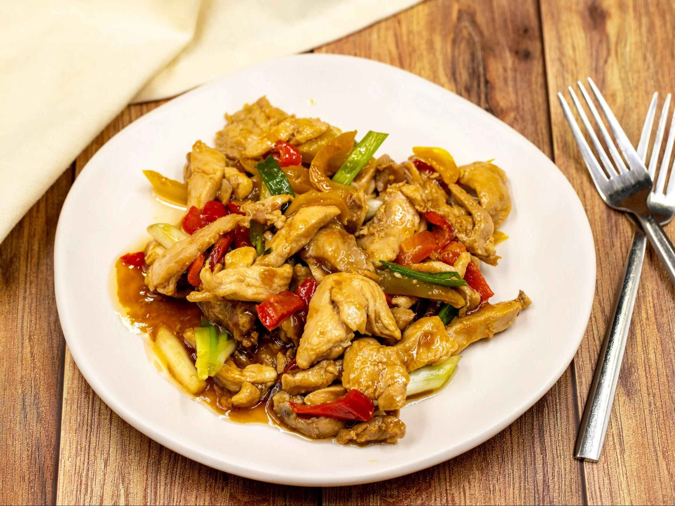 Kurczak po chińsku z warzywami