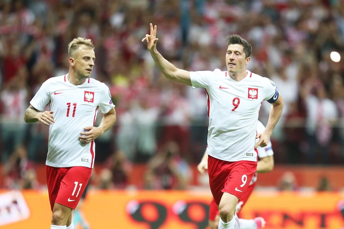 Robert Lewandowski, Kamil Grosicki