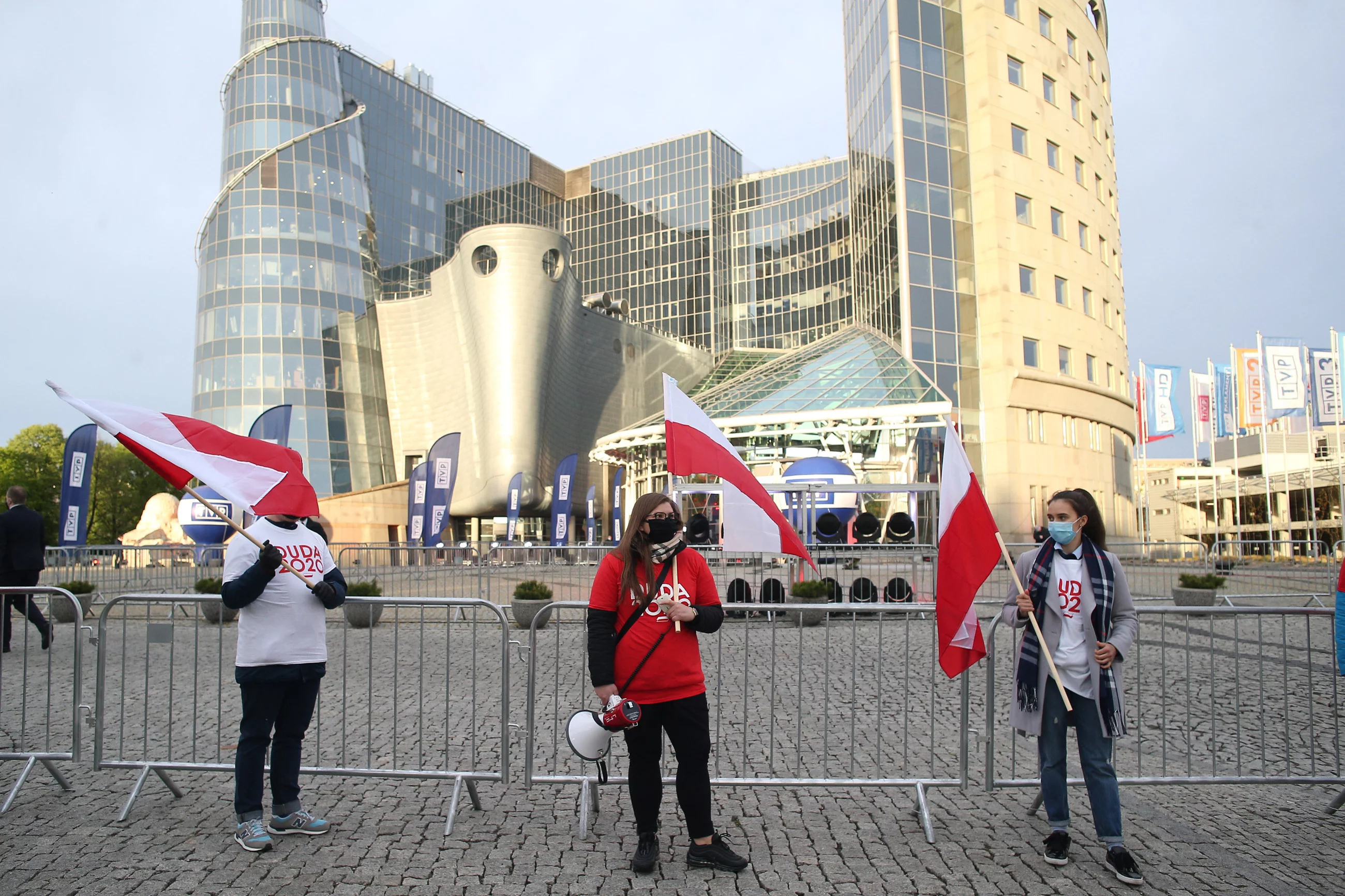 Siedziba Telewizji Polskiej - 6 maja 2020 roku