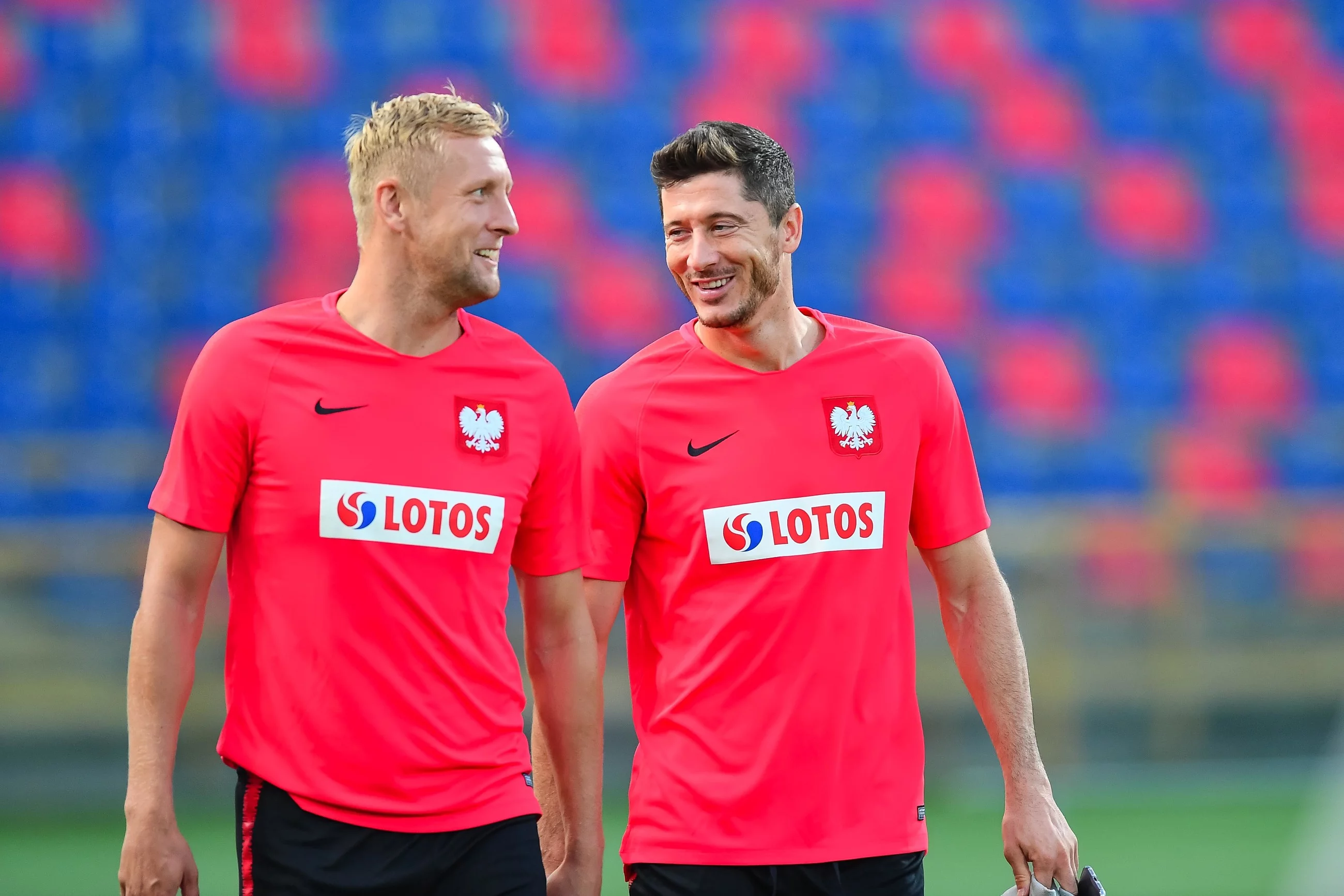 Kamil Glik i Robert Lewandowski