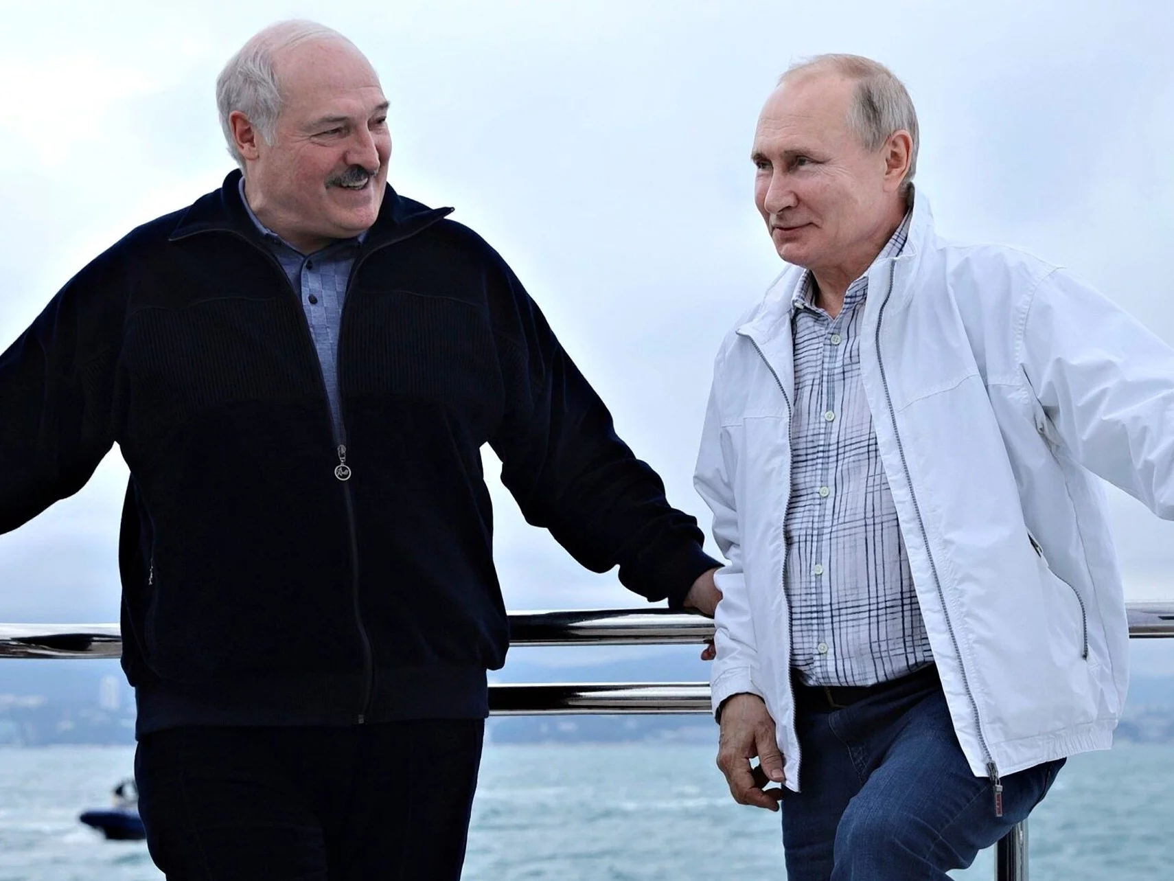 Aleksandr Łukaszenka i Władimir Putin