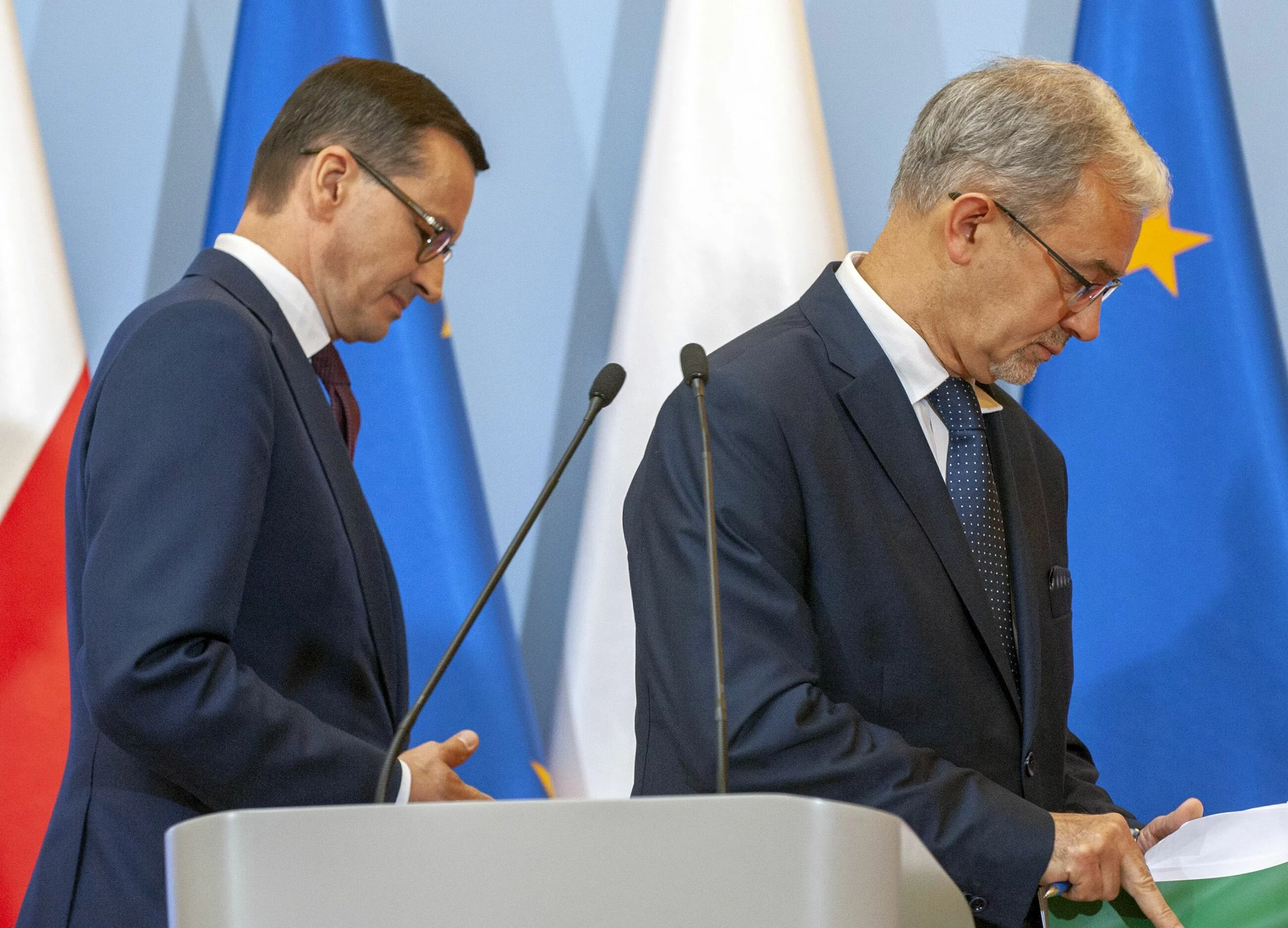 Mateusz Morawiecki i Jerzy Kwieciński