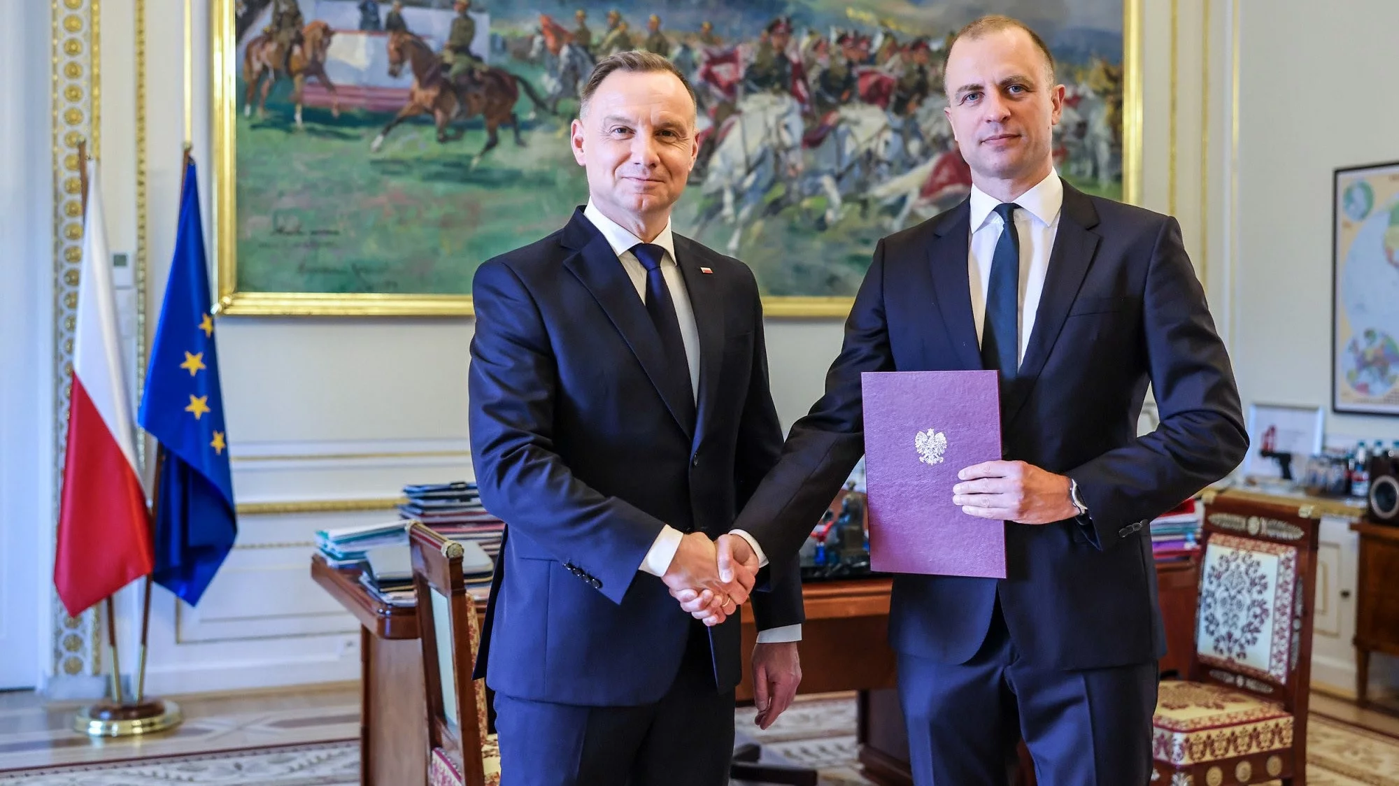 Andrzej Duda i Tomasz Szatkowski