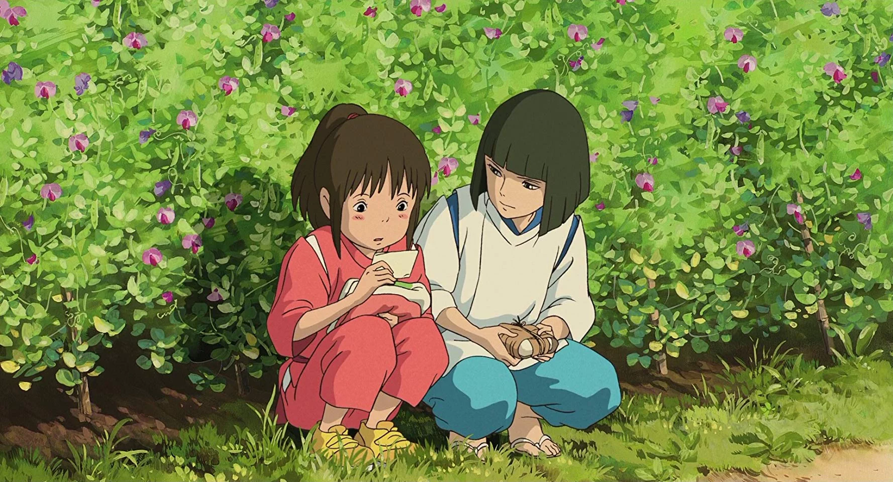 Kadr z bajki „Spirited Away: W krainie Bogów”