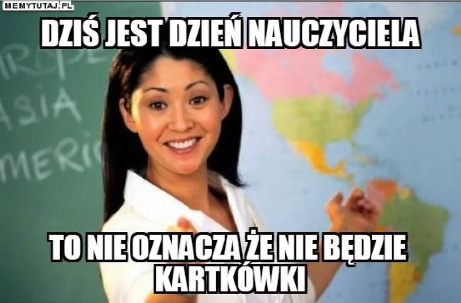 Mem na Dzień Nauczyciela