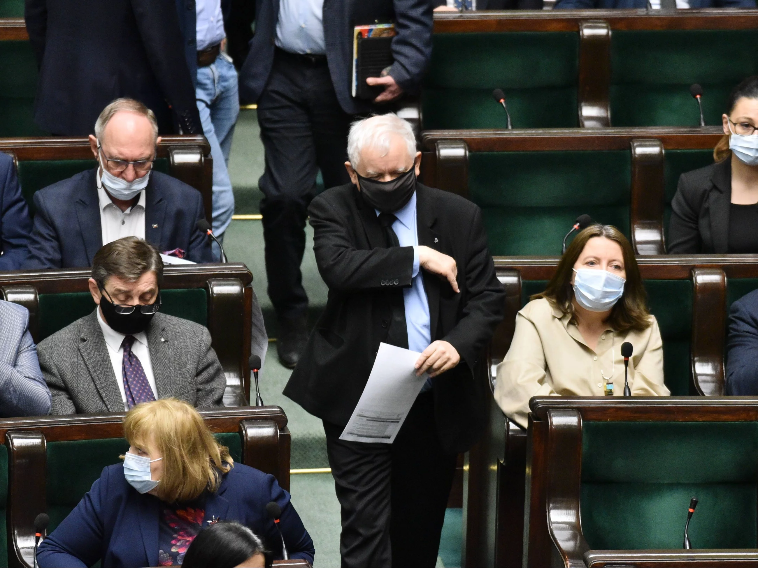 Jarosław Kaczyński w Sejmie