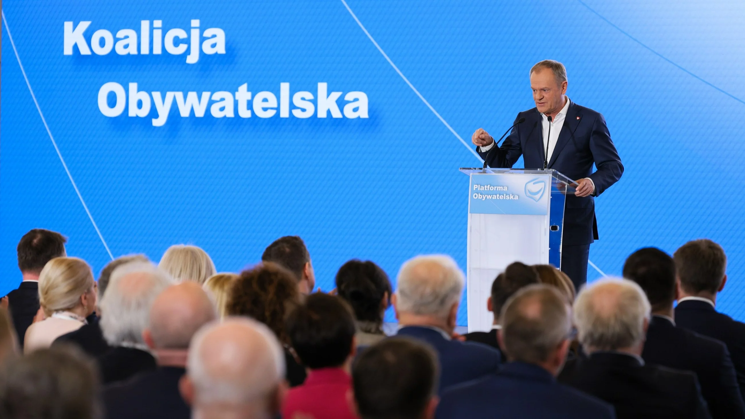 Donald Tusk na Radzie Krajowej PO