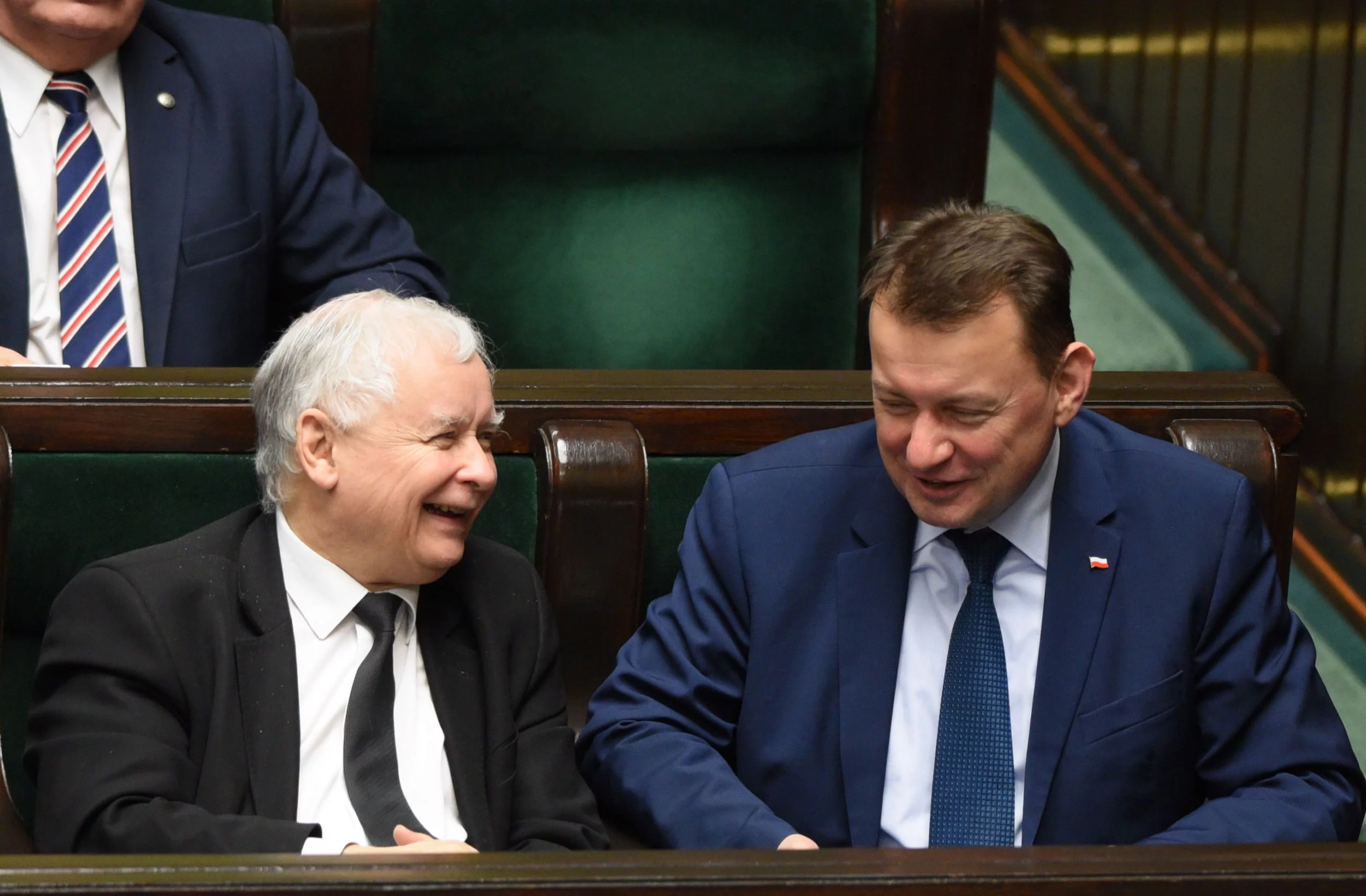 Jarosław Kaczyński i Mariusz Błaszczak