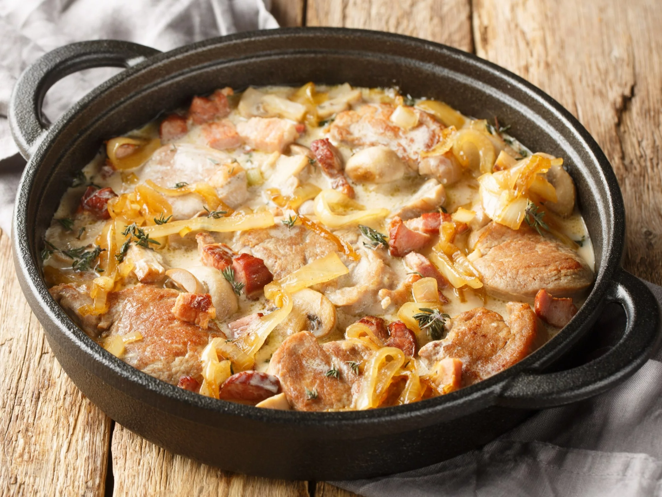 Duszona polędwiczka