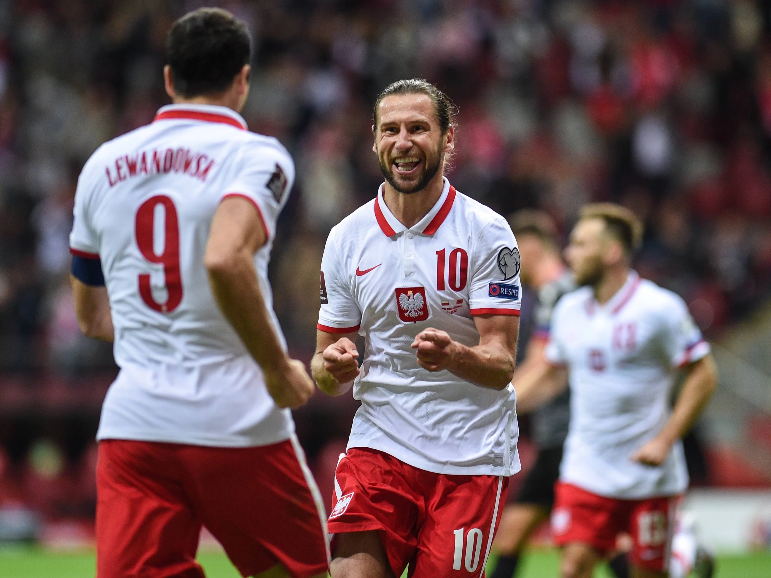 Robert Lewandowski i Grzegorz Krychowiak