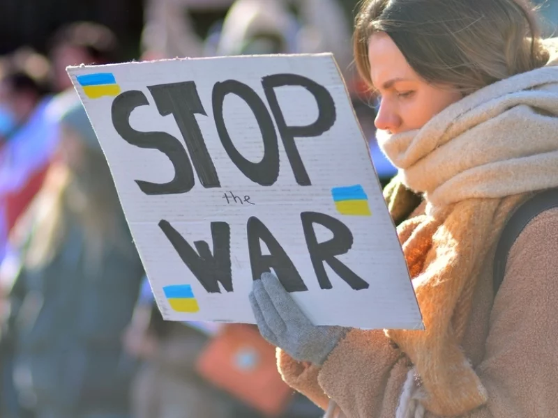 Protest przeciwko wojnie