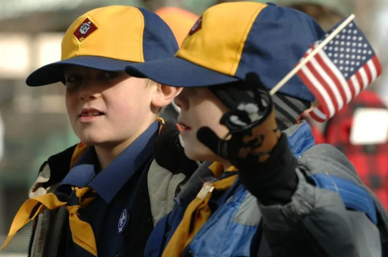 Harcerze z lokalnego oddziału Boy Scouts of America