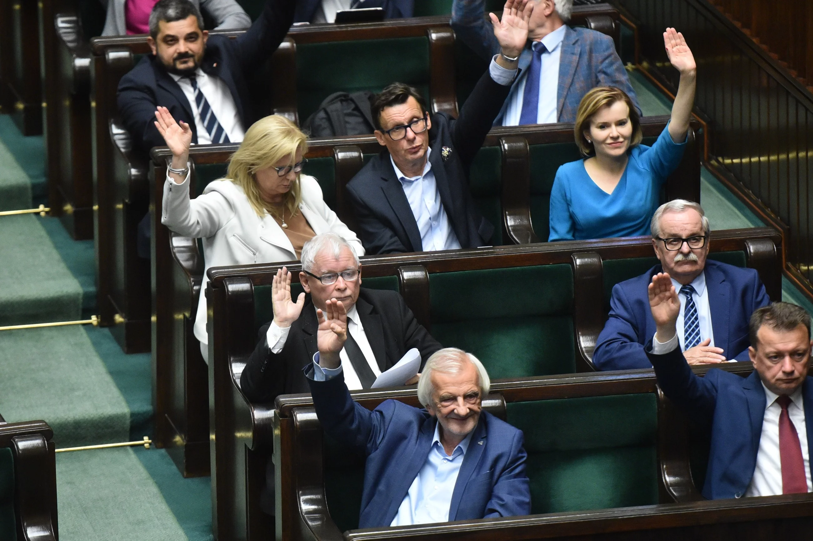 Sejm, ławy PiS