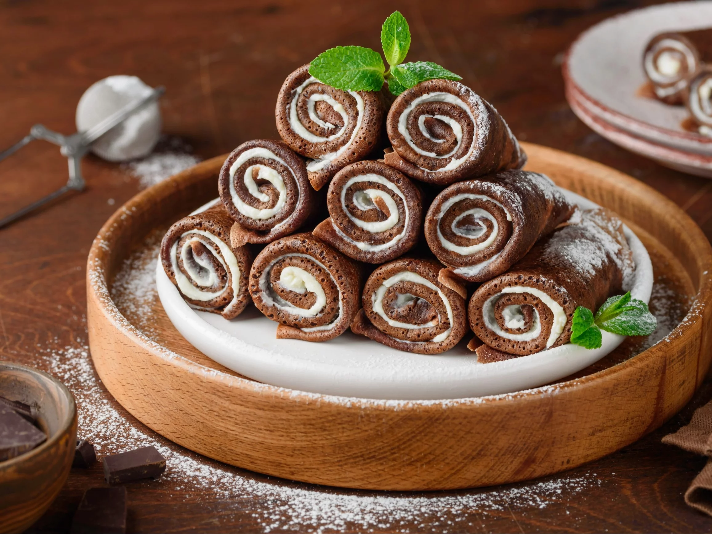 Naleśniki na talerzu