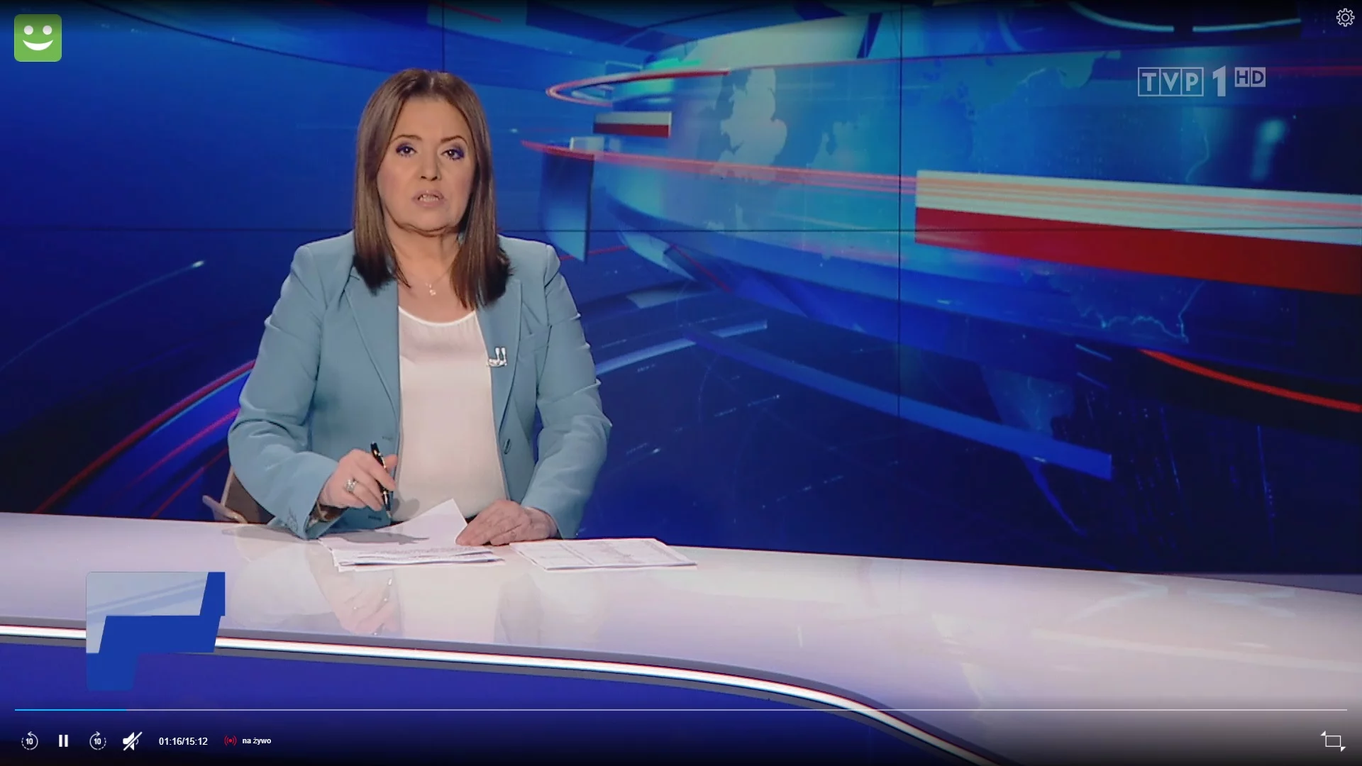 Poniedziałkowe wydanie „Wiadomości” TVP