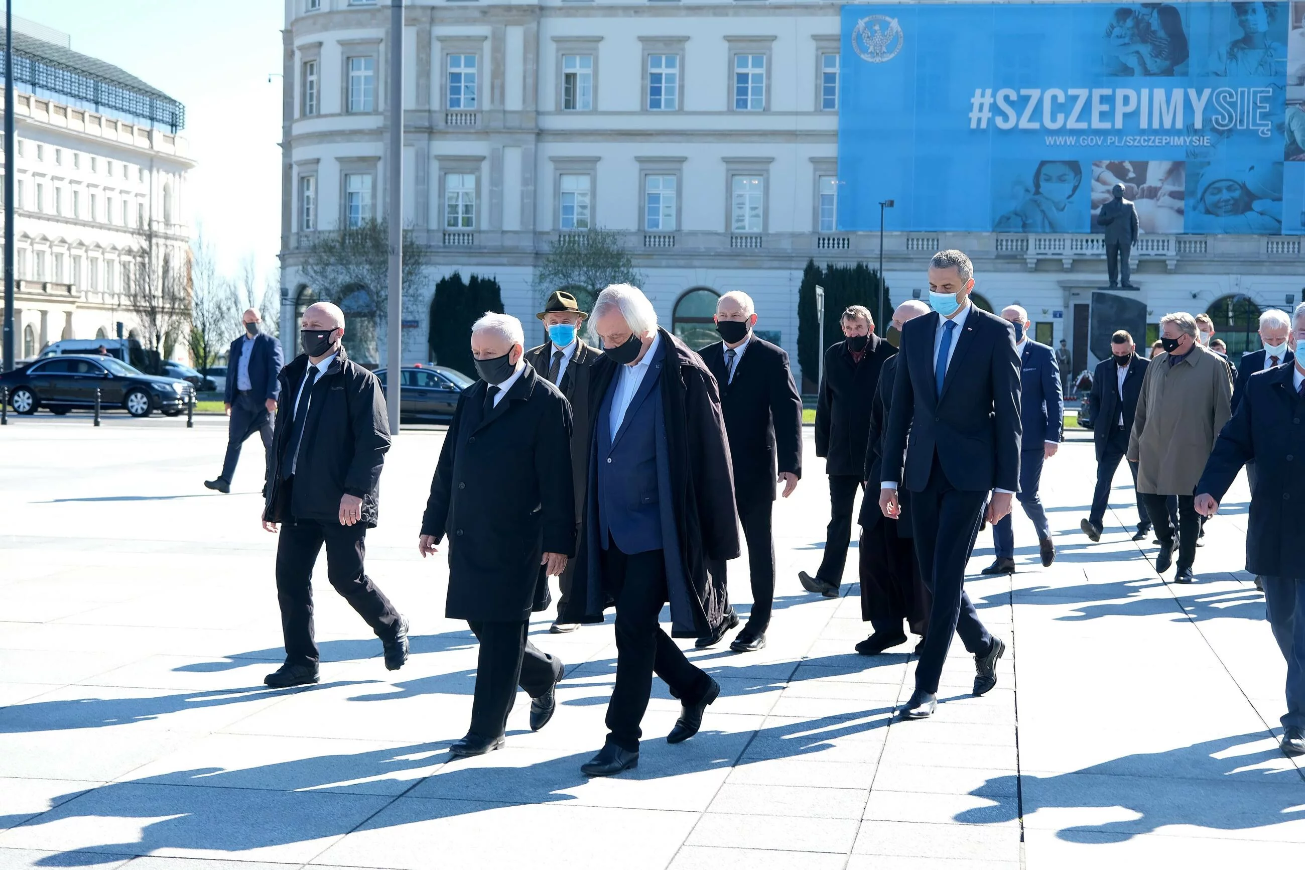 Jarosław Kaczyński i politycy PiS