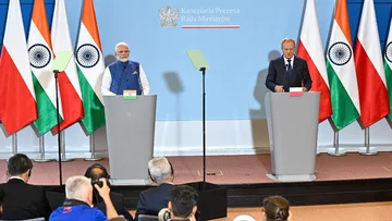 Narendra Modi i Donald Tusk