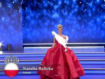 Natalia Balicka podczas konkurs Miss Supranational 2021