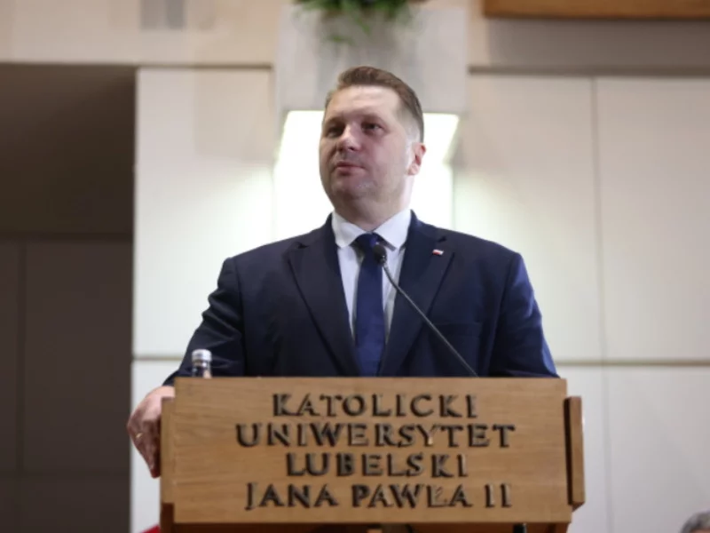 Minister edukacji i nauki Przemysław Czarnek, 16 października