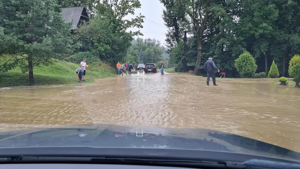 Skutki ulew na Podhalu