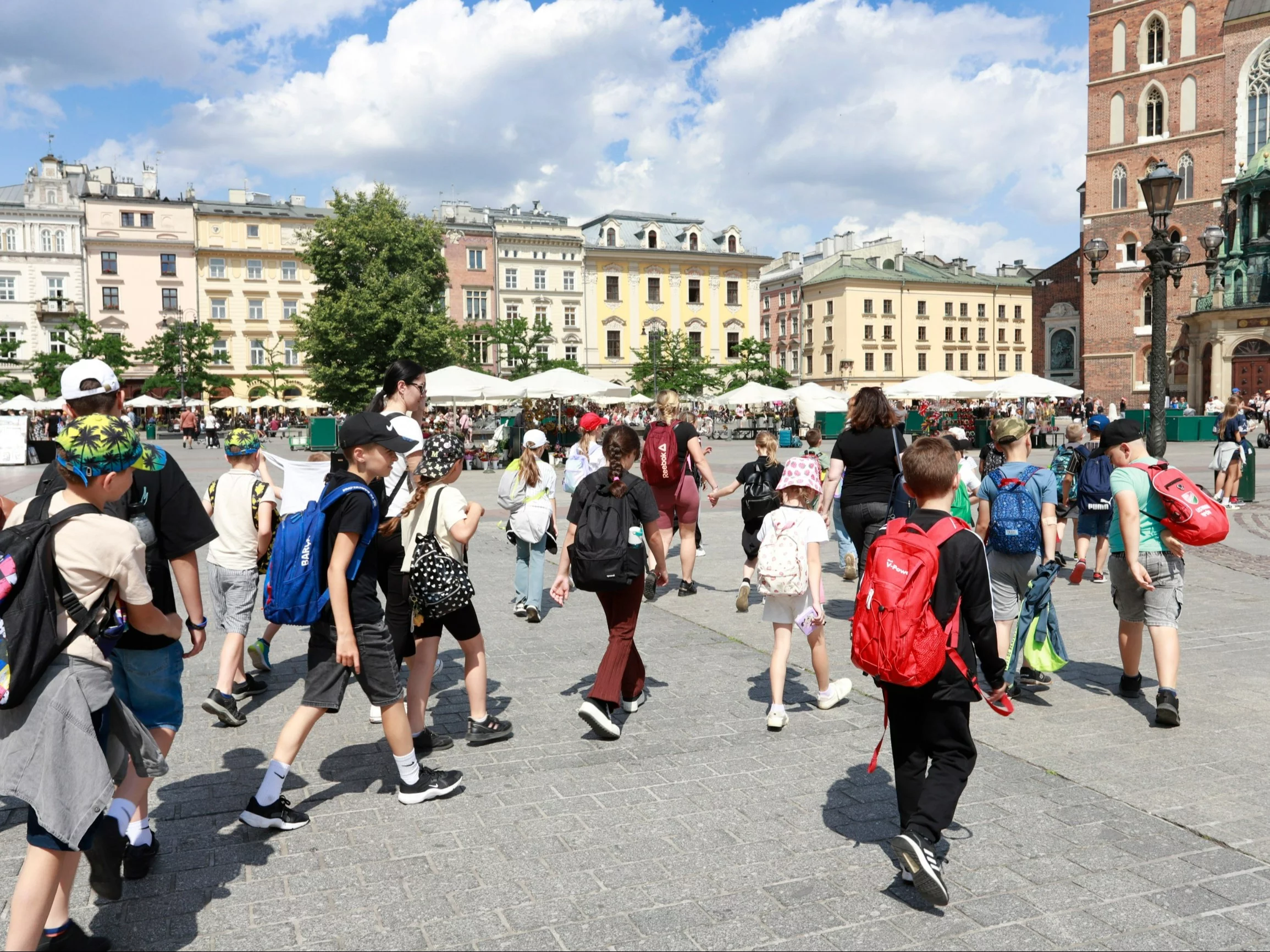 Turyści, Kraków