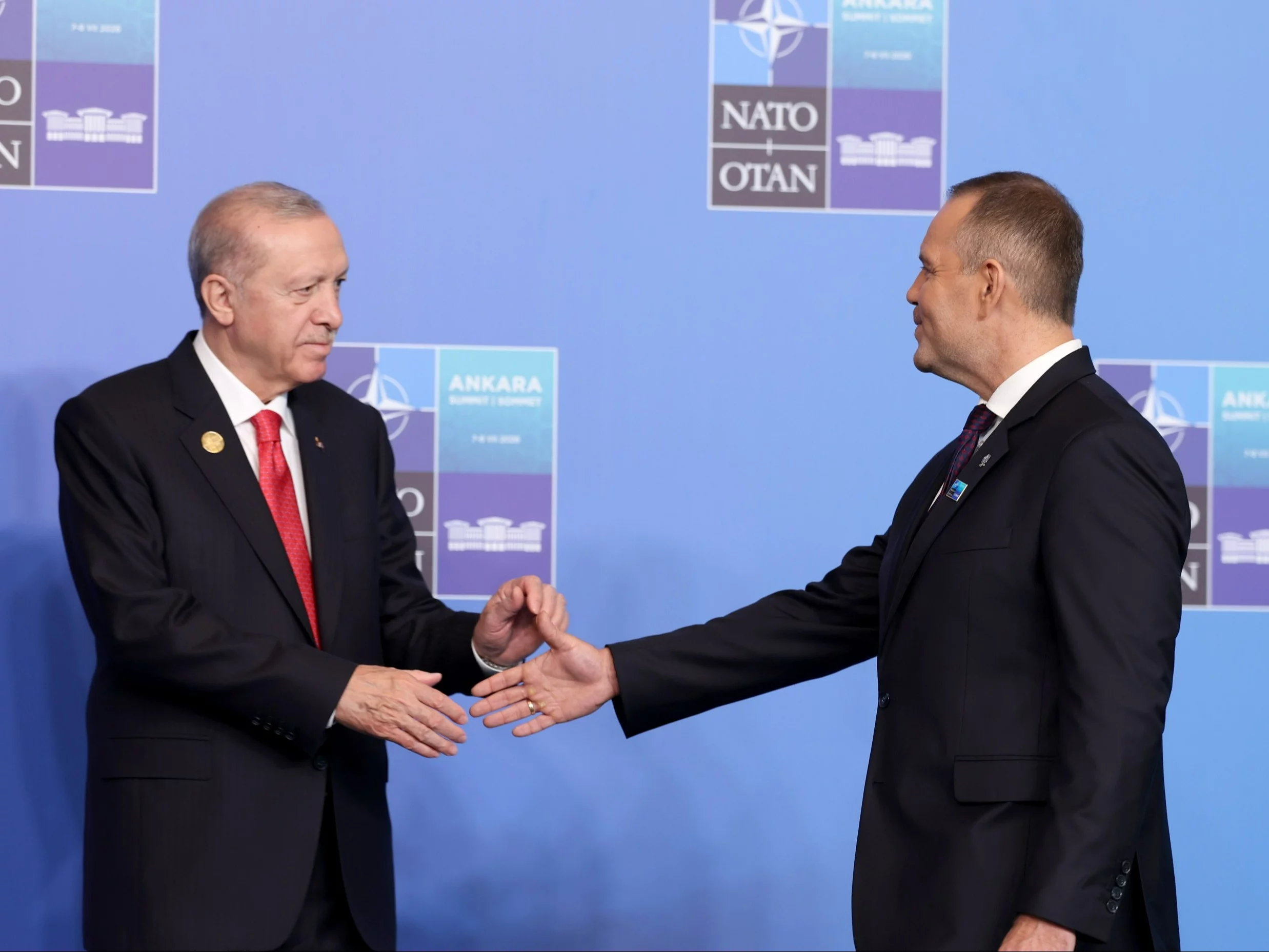 Recep Tayyip Erdogan i Karol Nawrocki