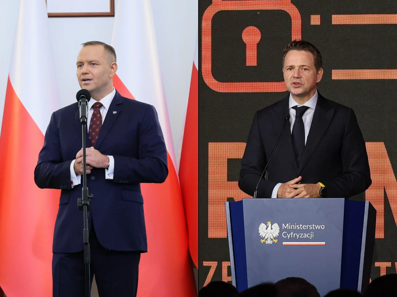 Karol Nawrocki i Rafał Trzaskowski