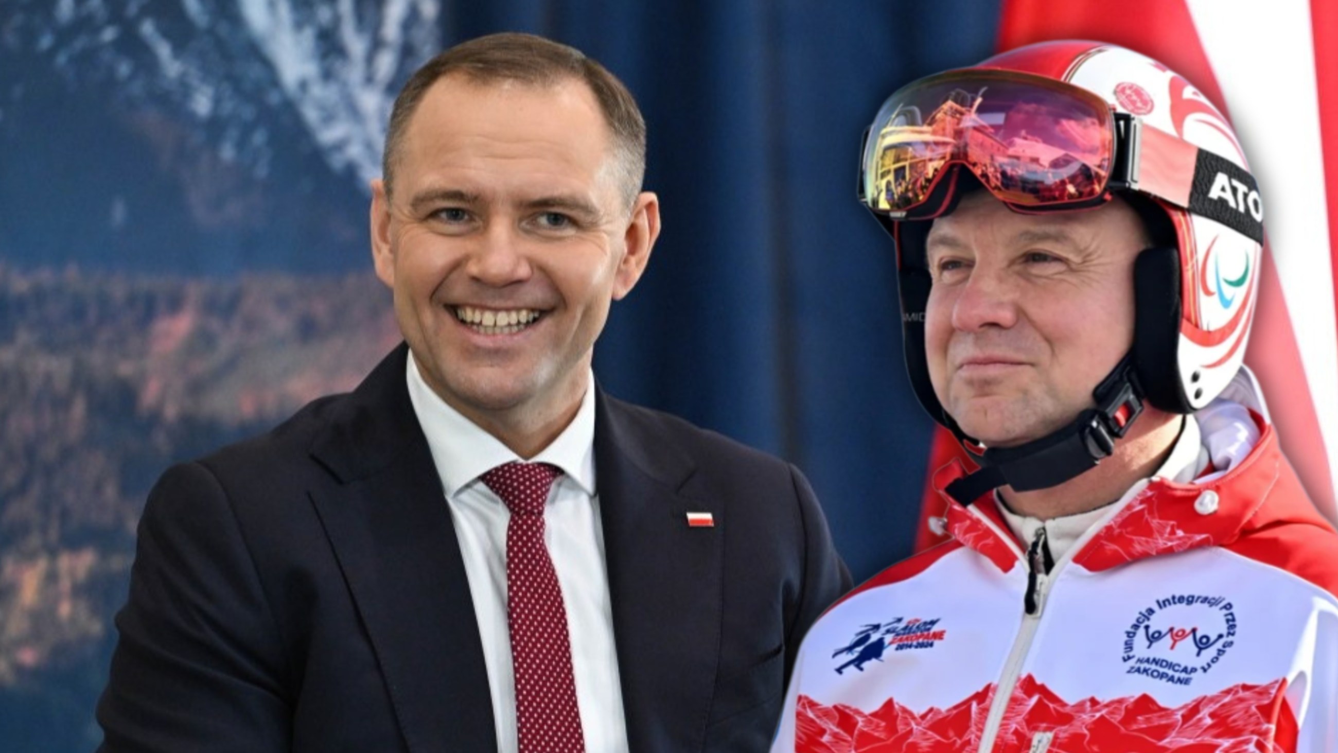 Nawrocki objął patronat nad slalomem. Na trasie… Duda