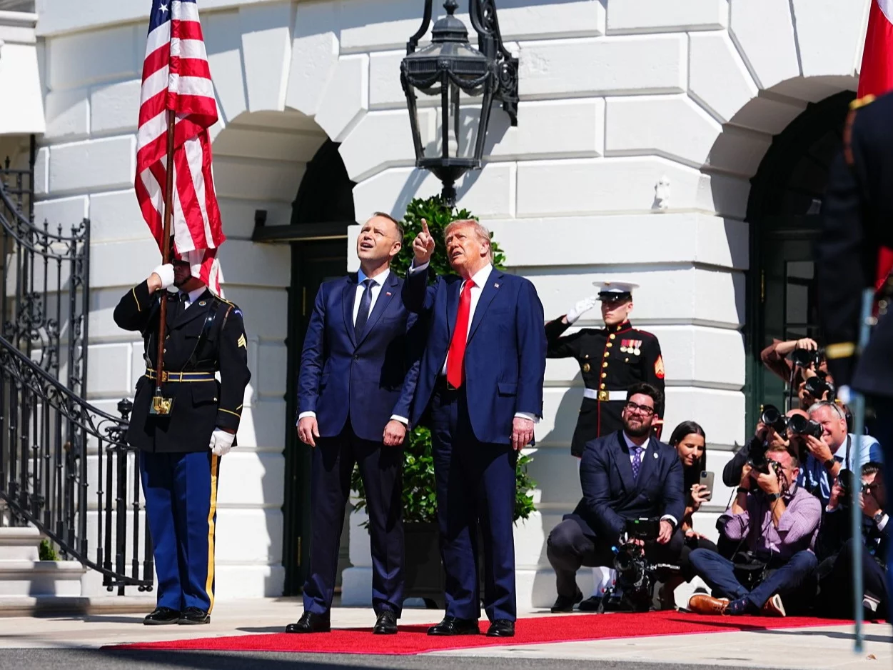 Karol Nawrocki i Donald Trump