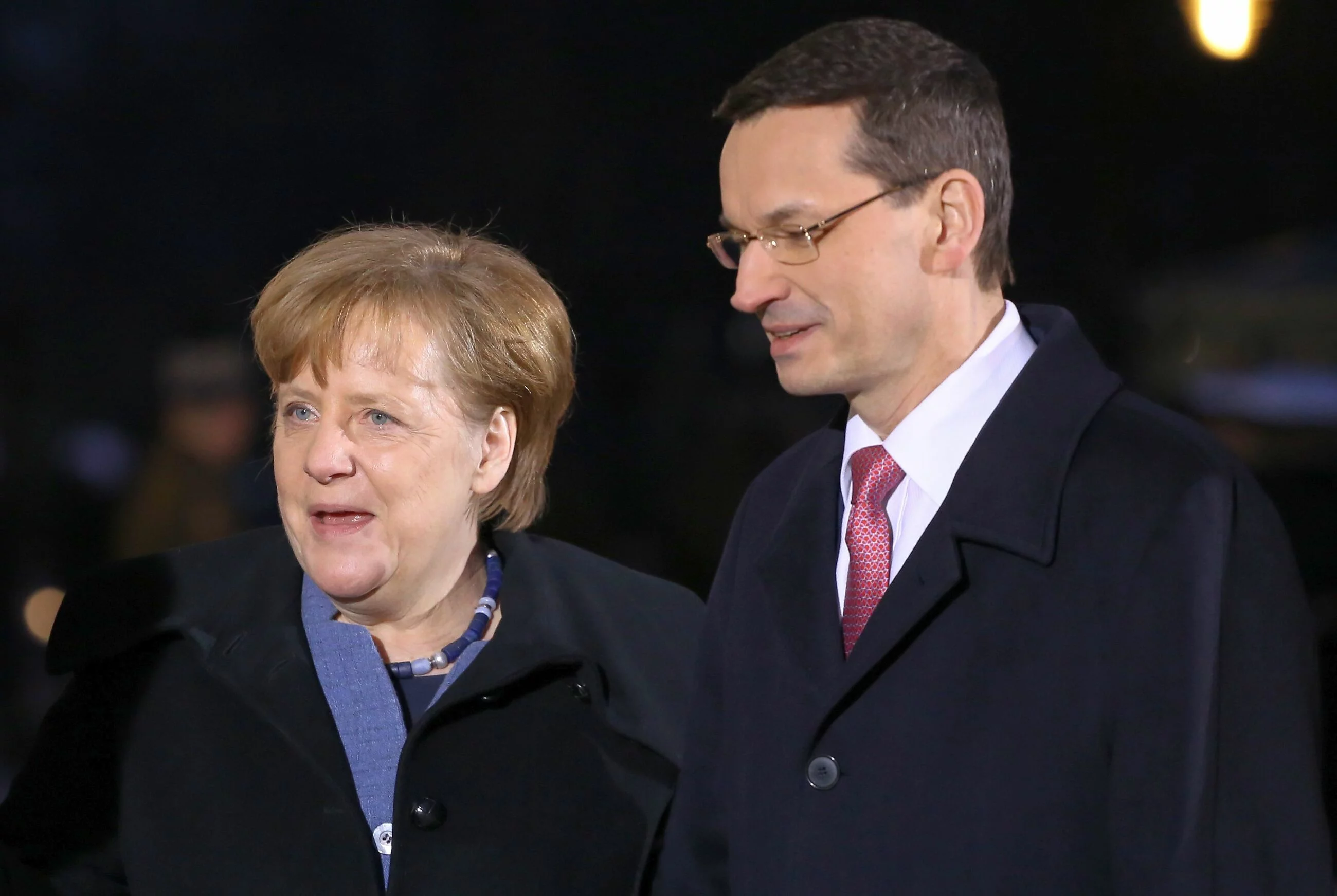 Angela Merkel i Mateusz Morawiecki