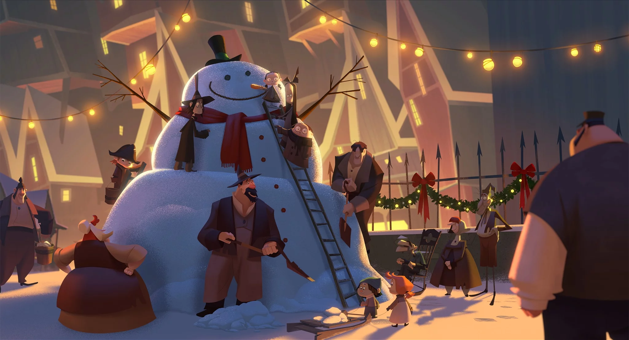 Kadr z filmu animowanego „Klaus”