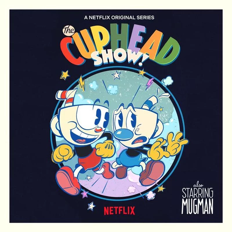 Plakat zapowiadający "The Cuphead Show"