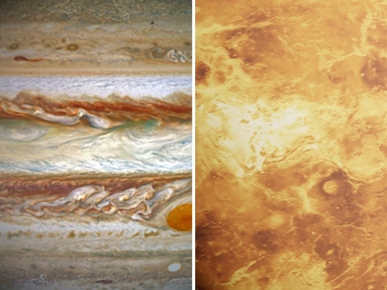 Wenus i Jowisz – zdjęcia ilustracyjne