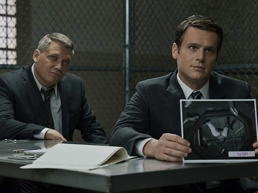 Kadr z serialu „Mindhunter”