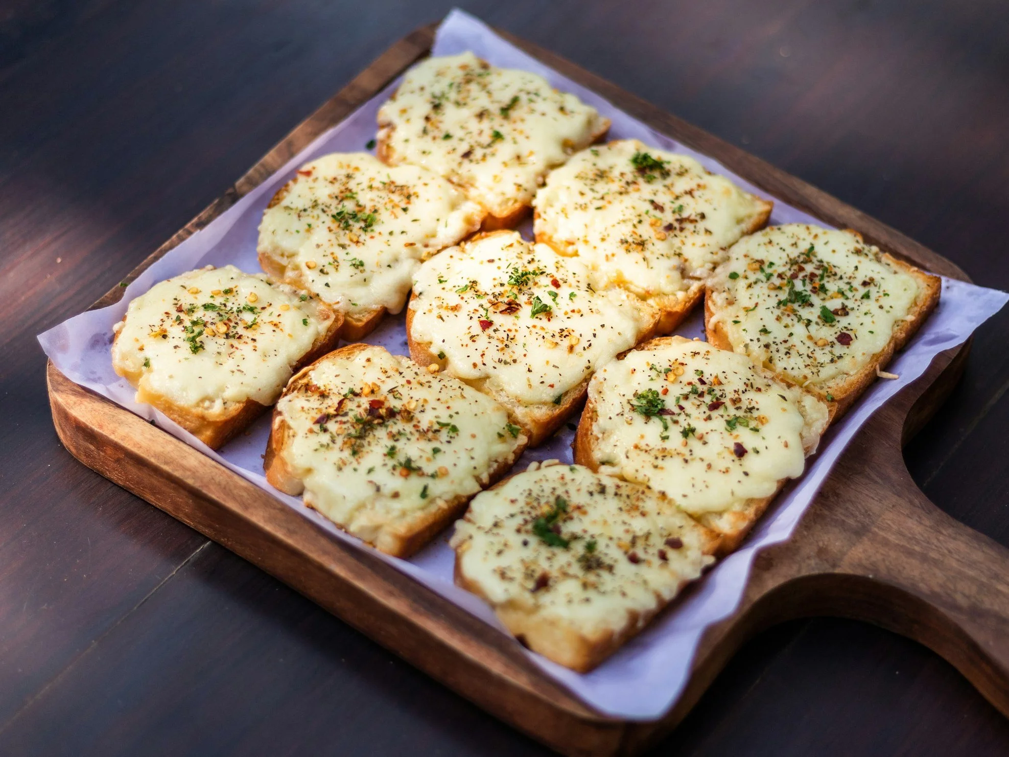 Czosnkowe zapiekanki