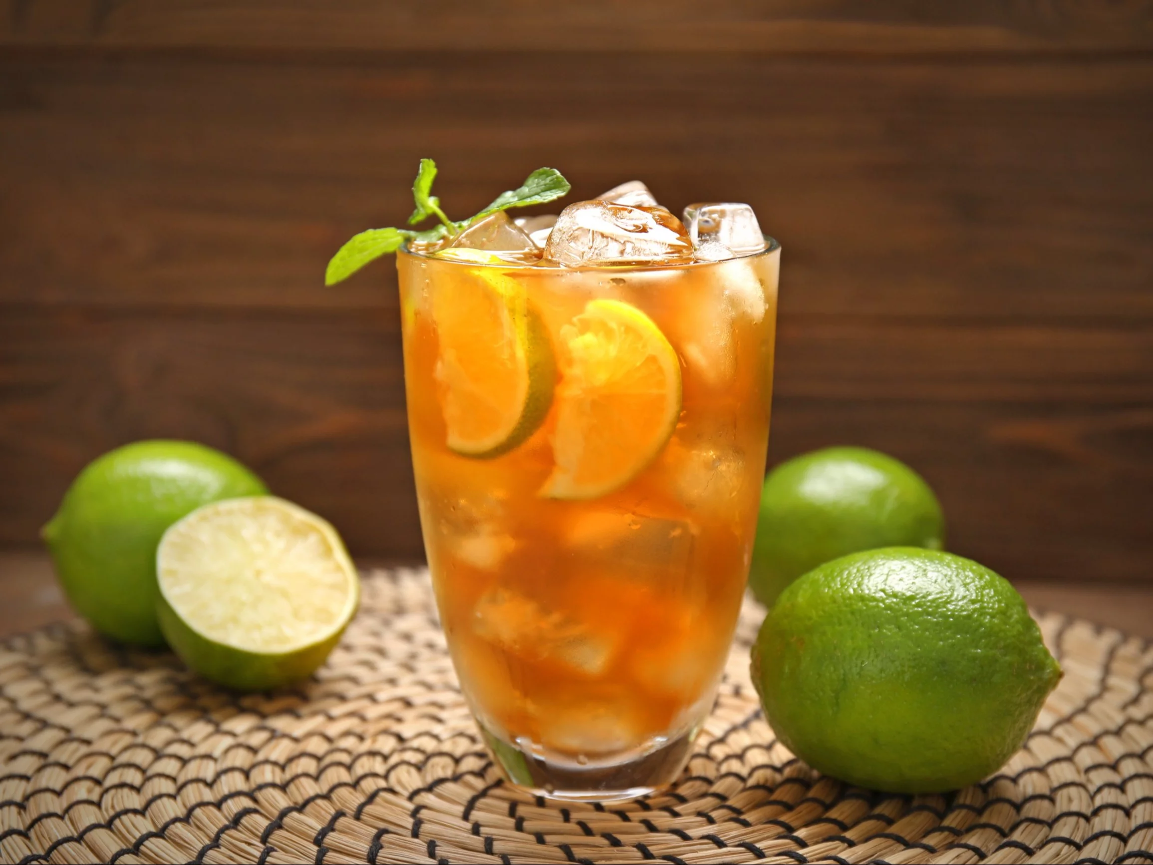 Lemoniada z zielonej herbaty