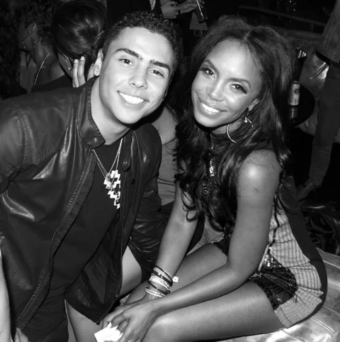 Kim Porter z synem
