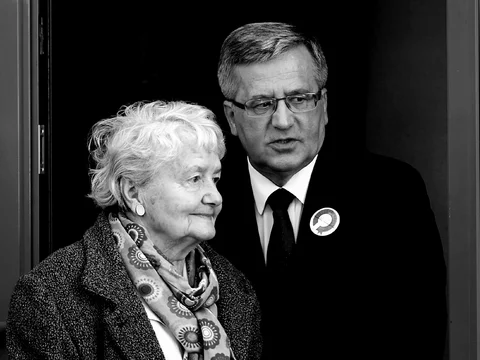 Jadwiga Komorowska i Bronisław Komorowski